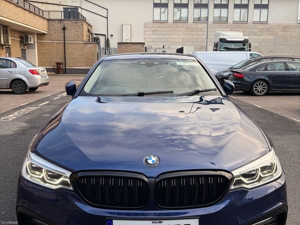 BMW 5-Series Saloon, Diesel, 2017, Blue