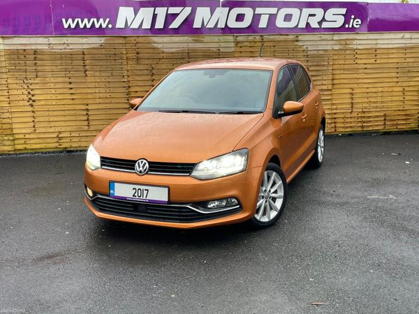 Volkswagen Polo Hatchback, Petrol, 2017, Orange