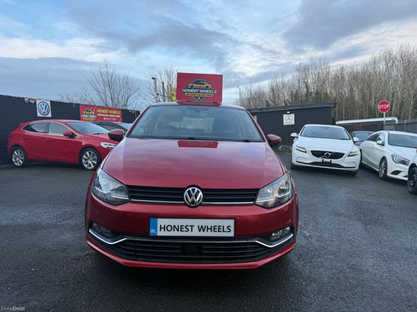 Volkswagen Polo Hatchback, Petrol, 2017, Red