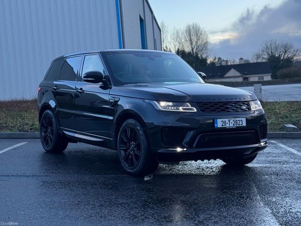 Land Rover Range Rover Sport SUV, Petrol Plug-in Hybrid, 2021, Black