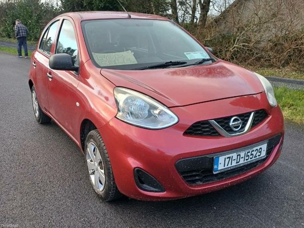 Nissan Micra Hatchback, Petrol, 2017, Red
