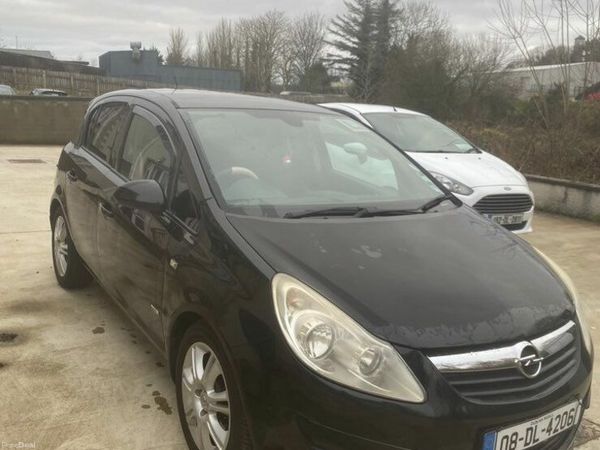Opel Corsa Hatchback, Petrol, 2008, Black