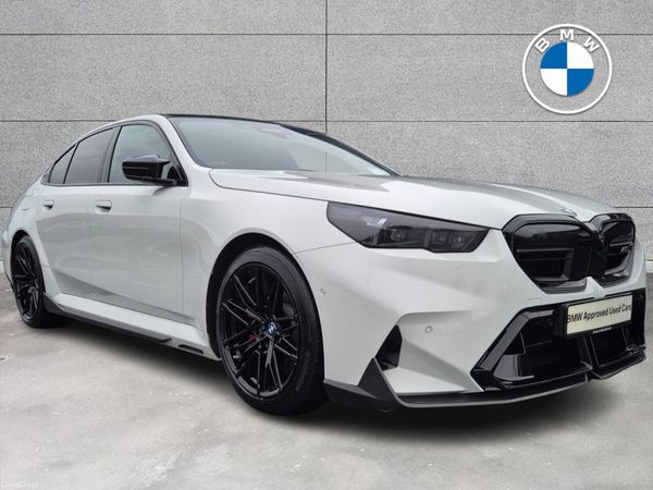 BMW M5 Saloon, Petrol Plug-in Hybrid, 2025, White