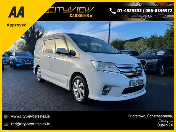 Nissan Serena MPV, Petrol Hybrid, 2013, White