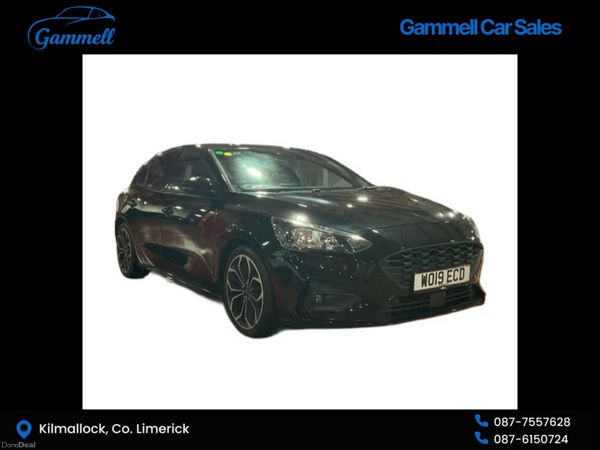 Ford Focus Hatchback, Petrol, 2019, Black