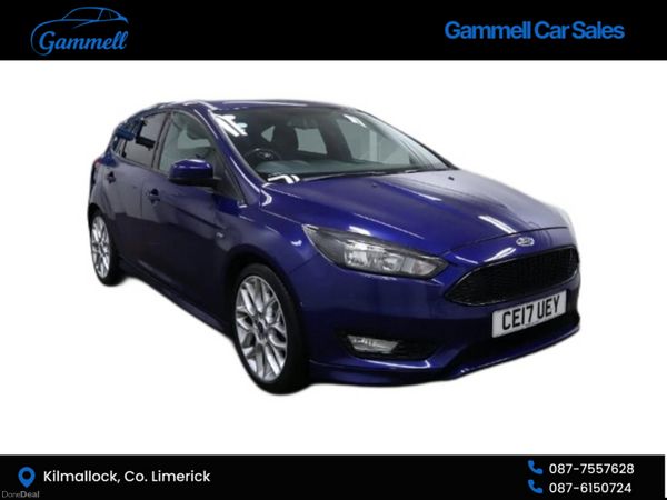 Ford Focus Hatchback, Diesel, 2017, Blue