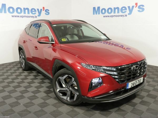 Hyundai Tucson SUV, Petrol Hybrid, 2024, Red