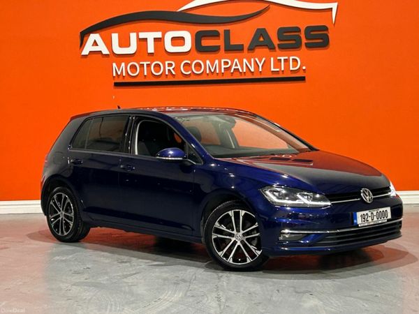 Volkswagen Golf Hatchback, Petrol, 2019, Blue
