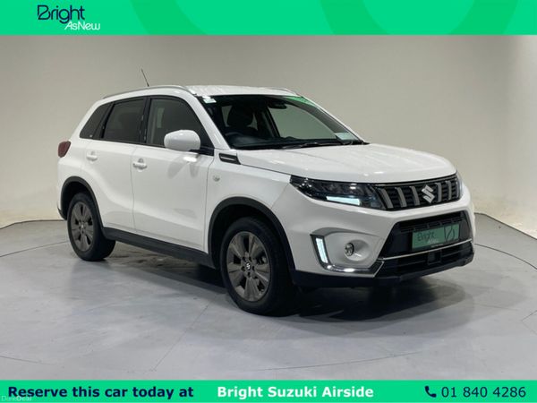 Suzuki Vitara SUV, Petrol Hybrid, 2023, White