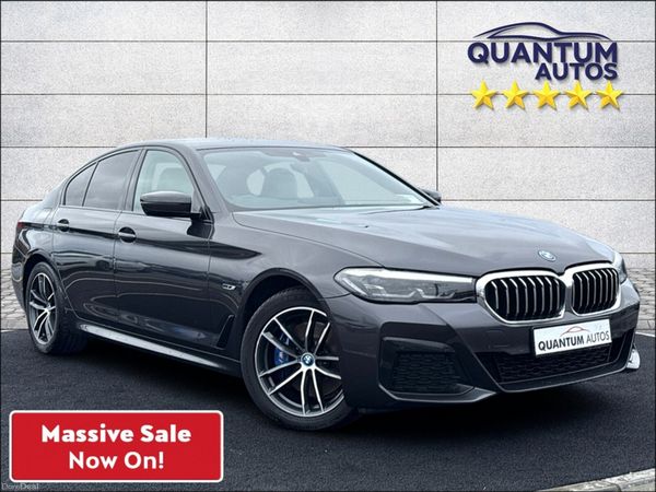 BMW 5-Series Saloon, Petrol Plug-in Hybrid, 2022, Grey