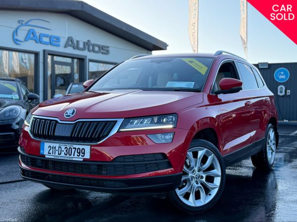 Skoda Karoq SUV, Diesel, 2021, Red