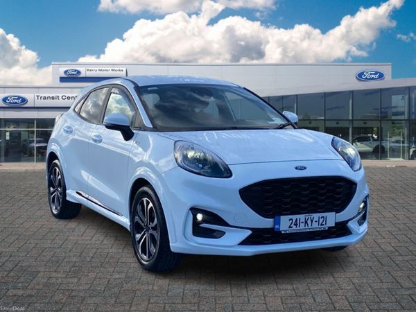 Ford Puma SUV, Petrol Hybrid, 2024, White