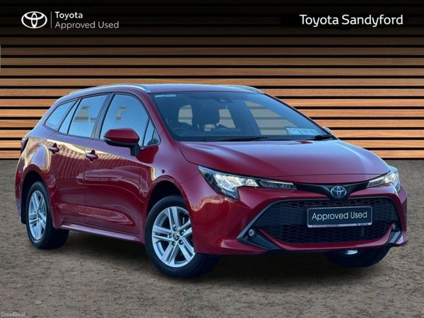 Toyota Corolla Estate, Petrol Hybrid, 2023, Red