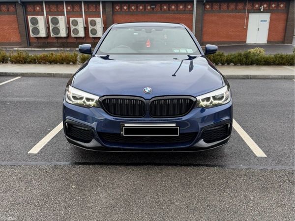 BMW 5-Series Saloon, Petrol Plug-in Hybrid, 2019, Blue