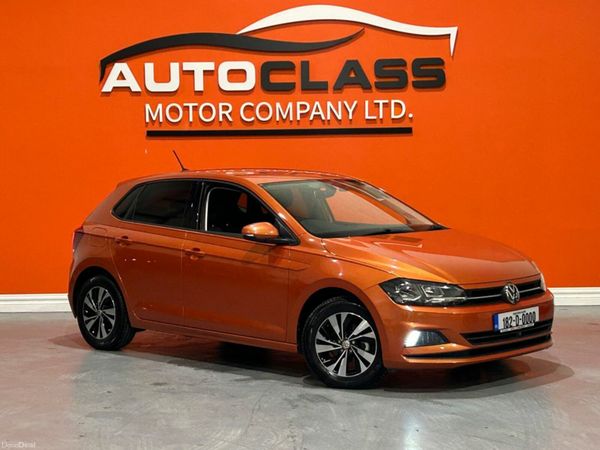 Volkswagen Polo Hatchback, Petrol, 2019, Orange