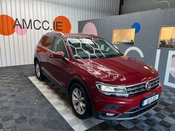 Volkswagen Tiguan SUV, Diesel, 2018, Red
