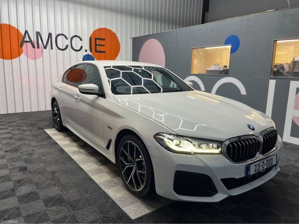 BMW 5-Series Saloon, Petrol Plug-in Hybrid, 2022, White