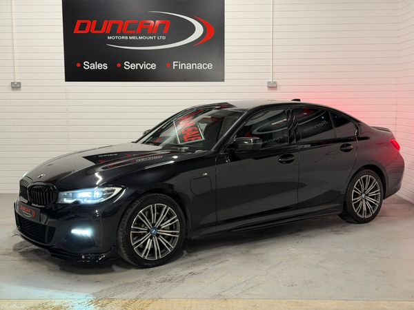 BMW 3-Series Saloon, Petrol Hybrid, 2021, Black