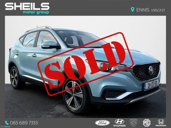 MG ZS Hatchback, Electric, 2021, Blue