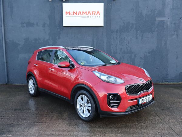 Kia Sportage SUV, Diesel, 2018, Red
