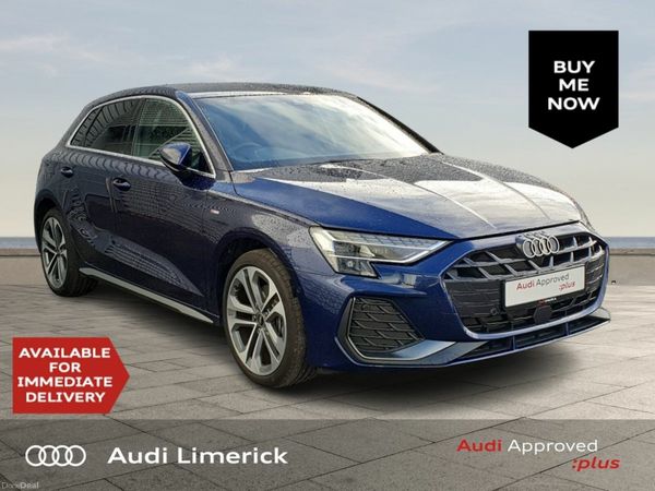Audi A3 Hatchback, Petrol Plug-in Hybrid, 2025, Blue