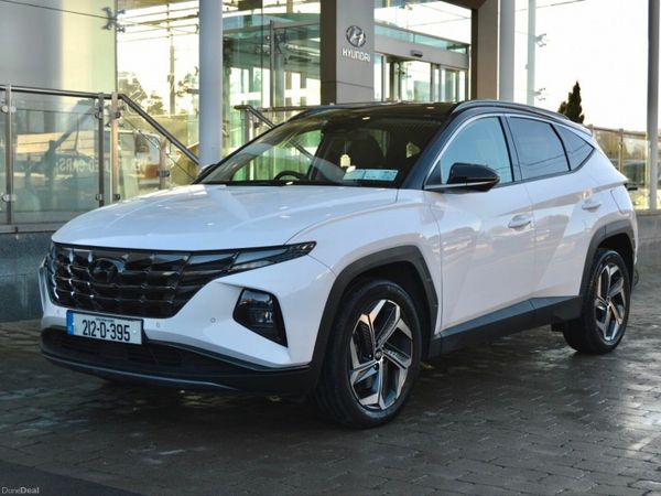 Hyundai Tucson SUV, Petrol Hybrid, 2021, White
