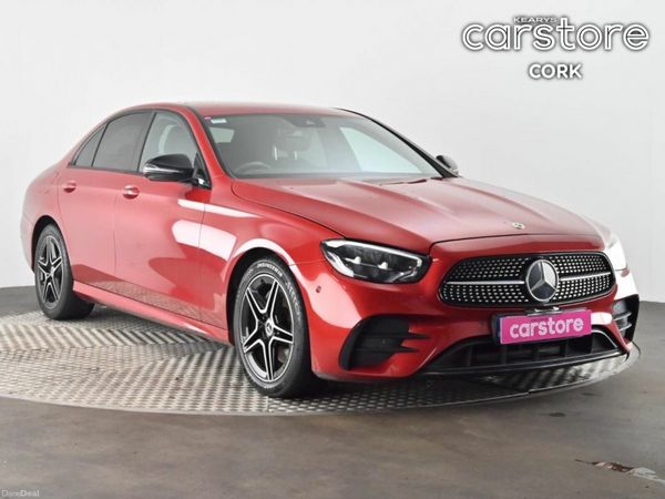 Mercedes-Benz E-Class Saloon, Diesel Hybrid, 2022, Red