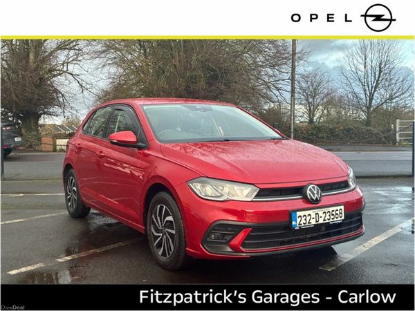 Volkswagen Polo Hatchback, Petrol, 2023, Red