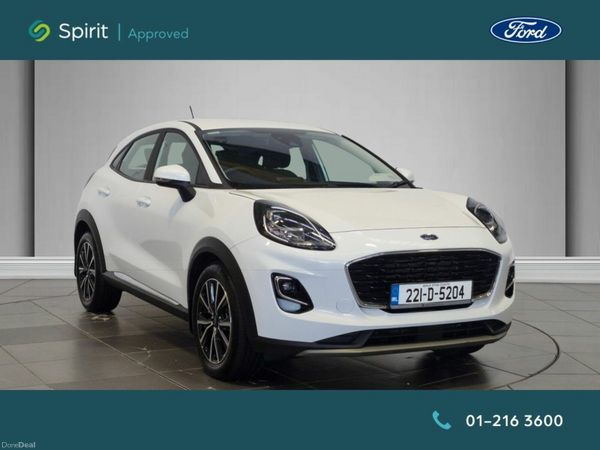 Ford Puma MPV, Petrol Hybrid, 2022, White