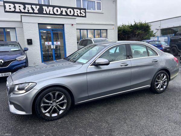 Mercedes-Benz C-Class Saloon, Petrol, 2016, Silver