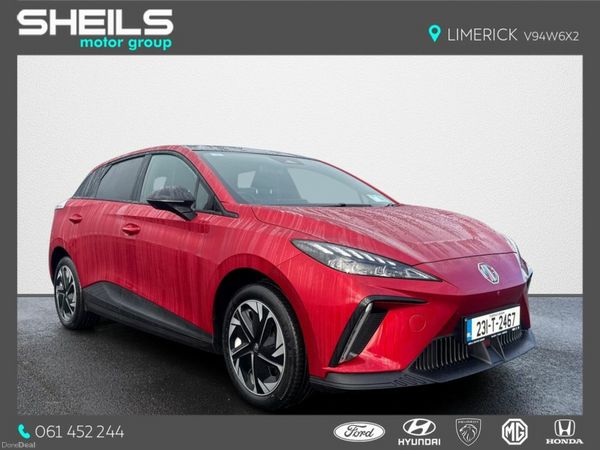 MG MG4 Hatchback, Electric, 2023, Red