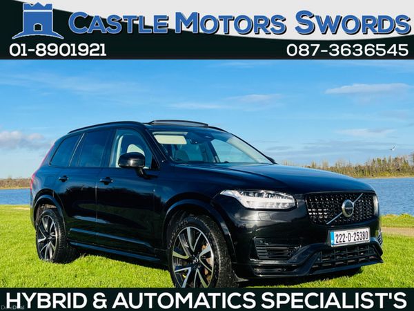 Volvo XC90 Estate, Petrol Plug-in Hybrid, 2022, Black