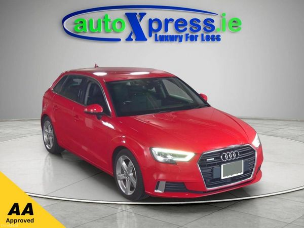 Audi A3 Hatchback, Petrol, 2017, Red
