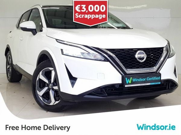 Nissan Qashqai SUV, Petrol, 2022, White