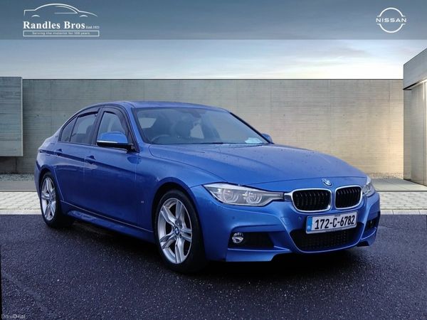 BMW 3-Series Saloon, Petrol Plug-in Hybrid, 2017, Blue