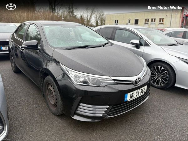 Toyota Corolla Saloon, Petrol, 2018, Black