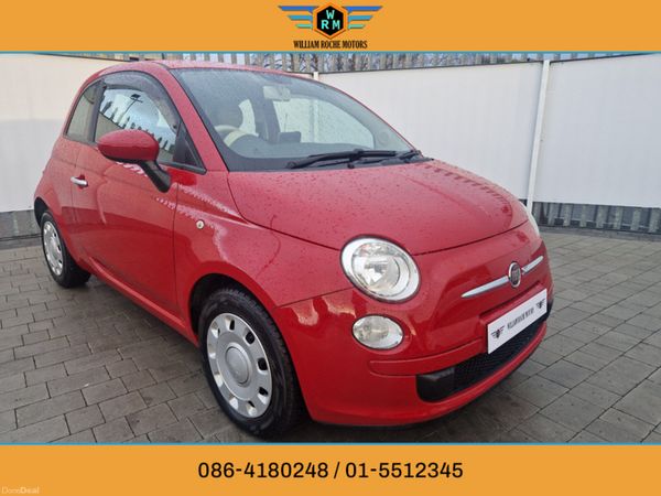 Fiat 500 Hatchback, Petrol, 2014, Red