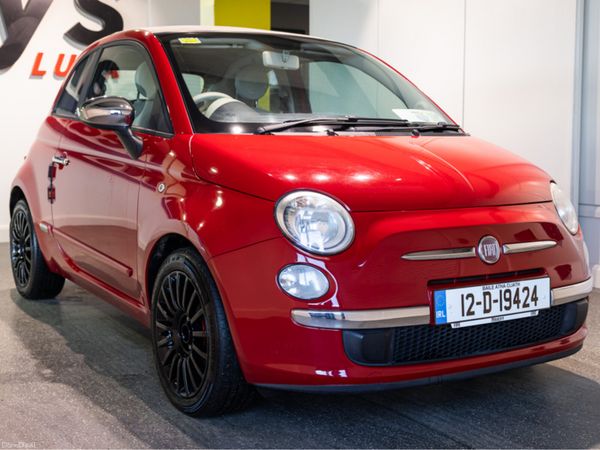 Fiat 500 Convertible, Petrol, 2012, Red
