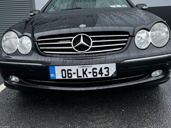 Mercedes-Benz CLK Coupe, Petrol, 2006, Black