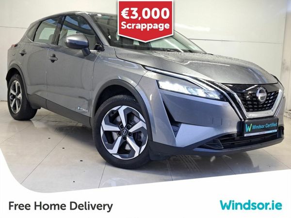 Nissan Qashqai SUV, Petrol Hybrid, 2024, Grey