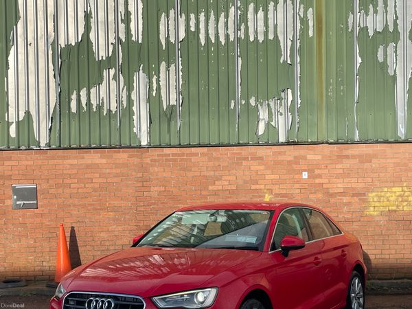 Audi A3 Saloon, Petrol, 2016, Red