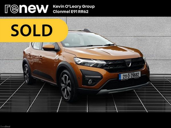 Dacia Sandero Stepway Hatchback, Petrol, 2021, Orange