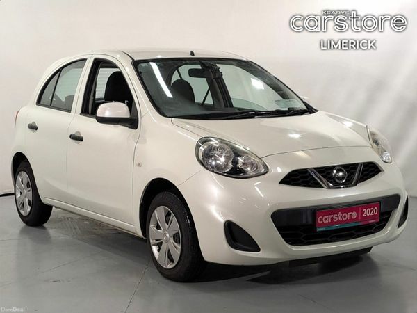 Nissan March Hatchback, Petrol, 2020, White