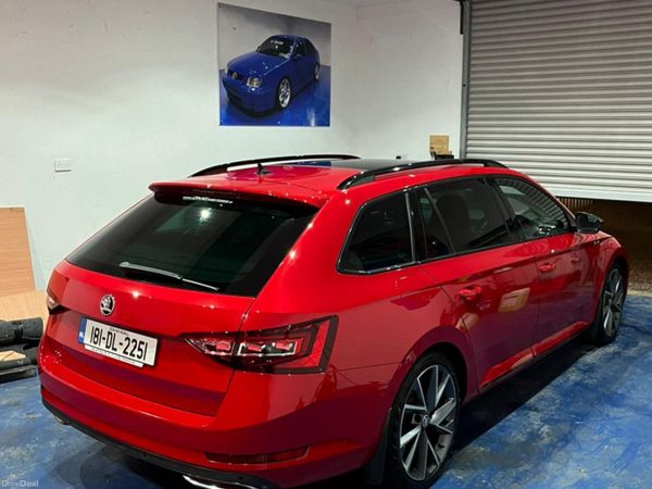 Skoda Superb Estate, Diesel, 2018, Red