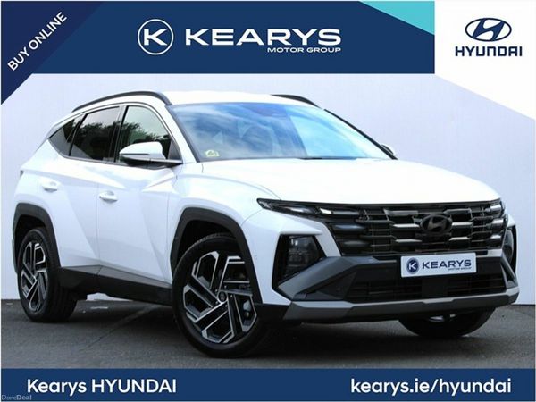 Hyundai Tucson SUV, Petrol Hybrid, 2024, White