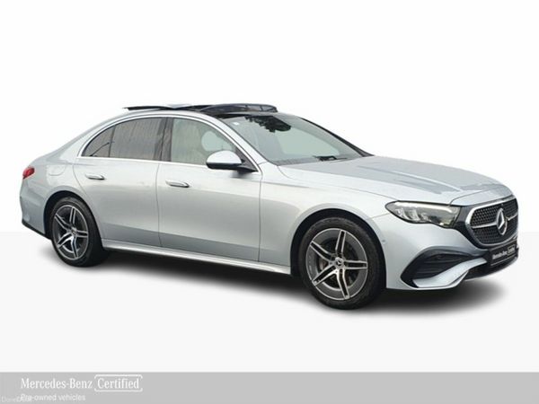 Mercedes-Benz E-Class Saloon, Diesel Plug-in Hybrid, 2025, Silver
