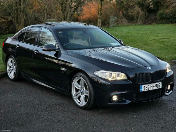BMW 5-Series Saloon, Diesel, 2013, Black