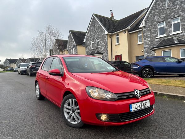 Volkswagen Golf Hatchback, Diesel, 2010, Red