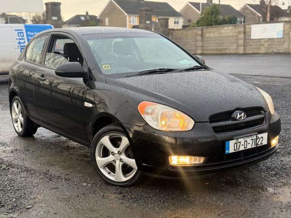 Hyundai Accent Hatchback, Petrol, 2007, Black