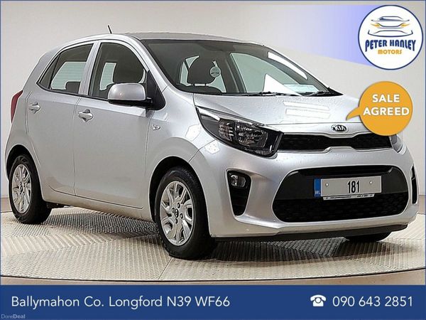 Kia Picanto Hatchback, Petrol, 2018, Silver